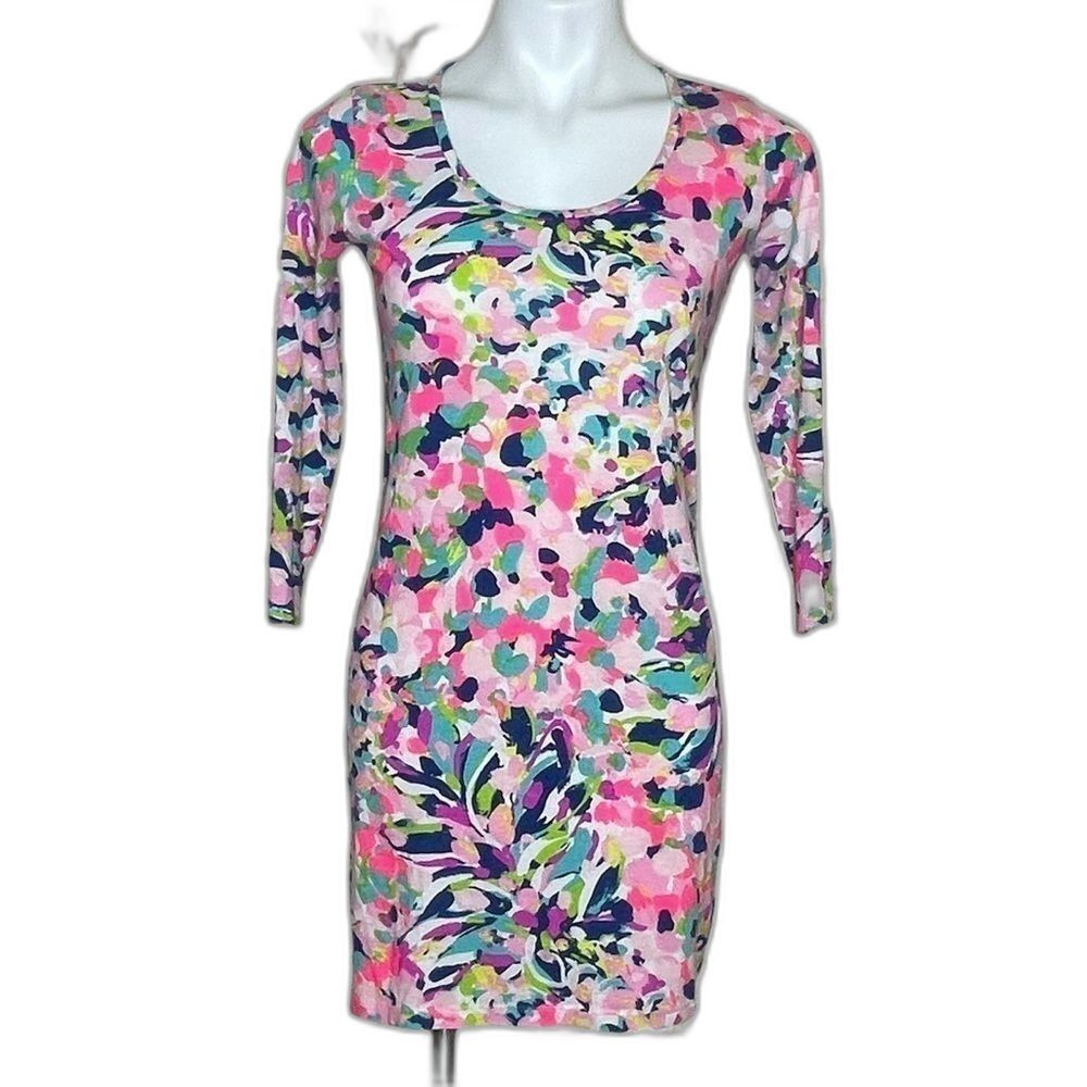 Lilly Pulitzer Beacon dress, pina colada club, XS